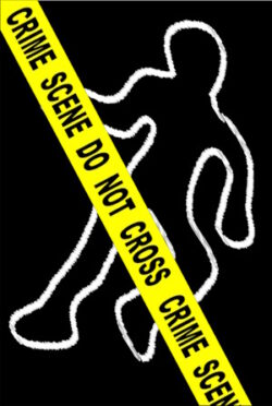 Crime scene for murder